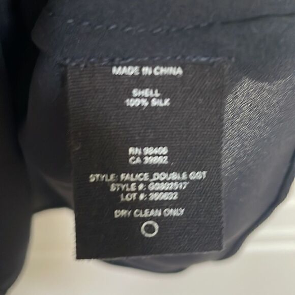 Theory Black Silk Falice Tank Top - Picture 4 of 5